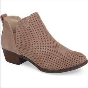 BP. Nordstrom Faren Beige Taupe Perforated Suede Leather Bootie!